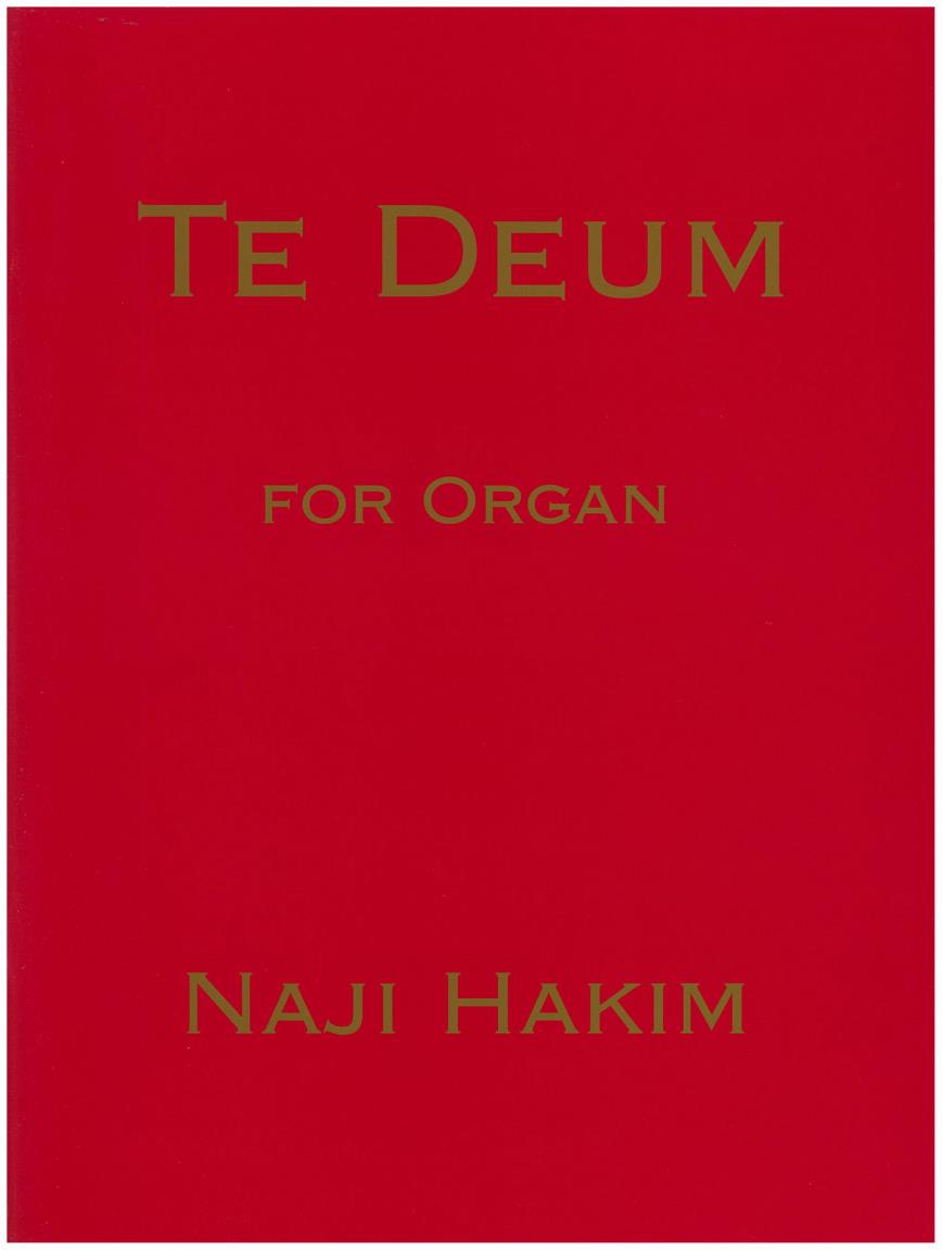 Hakim: Te Deum for Organ published by UMP